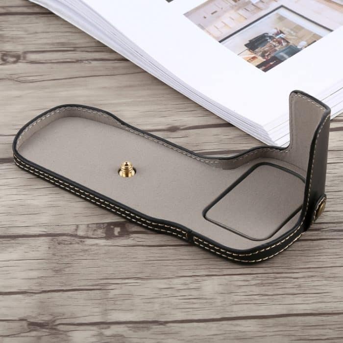 1/4 Zoll Gewinde PU-Leder Kamera-Halbgehäusebasis für Canon EOS 5D Mark IV / 5D Mark III, For Canon 5D4 – Bild 3