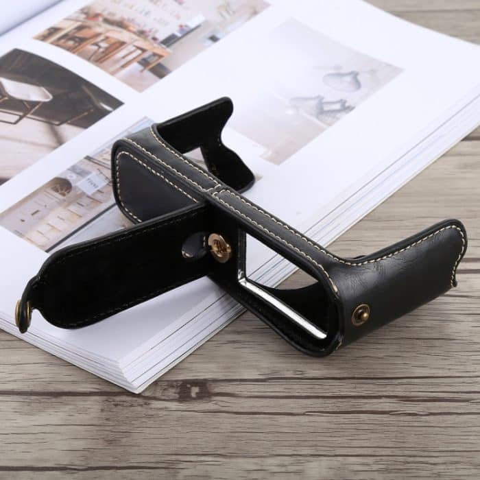 1/4 Zoll Gewinde PU-Leder-Kamera-Halbgehäusebasis für FUJIFILM X100F, For FUJIFILM X100F – Bild 5