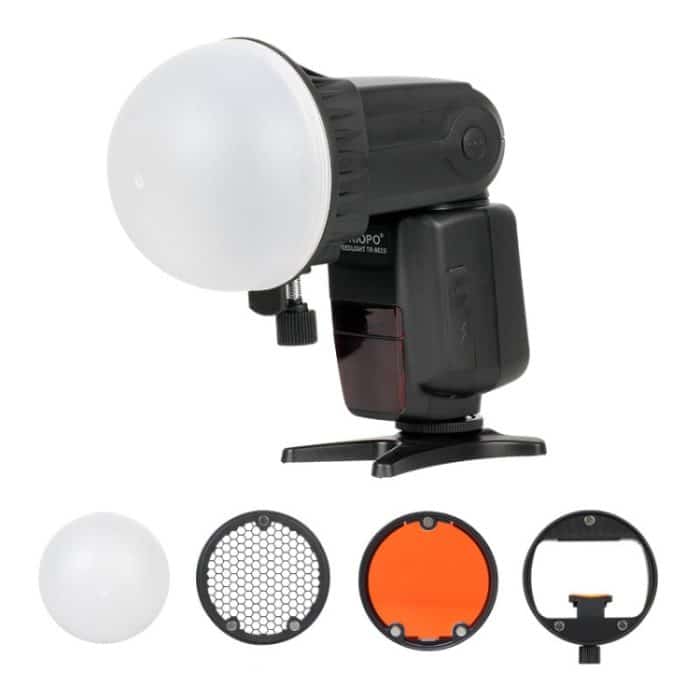 TRIOPO TR-08 Flash Speedlite Wabenmagnet-Fixier-Softbox-Kits mit 4 magnetischen Farbfiltern – Bild 3