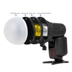 TRIOPO TR-08 Flash Speedlite Wabenmagnet-Fixier-Softbox-Kits mit 4 magnetischen Farbfiltern – Bild 4