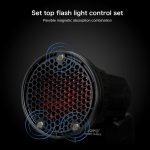 TRIOPO TR-08 Flash Speedlite Wabenmagnet-Fixier-Softbox-Kits mit 4 magnetischen Farbfiltern – Bild 9