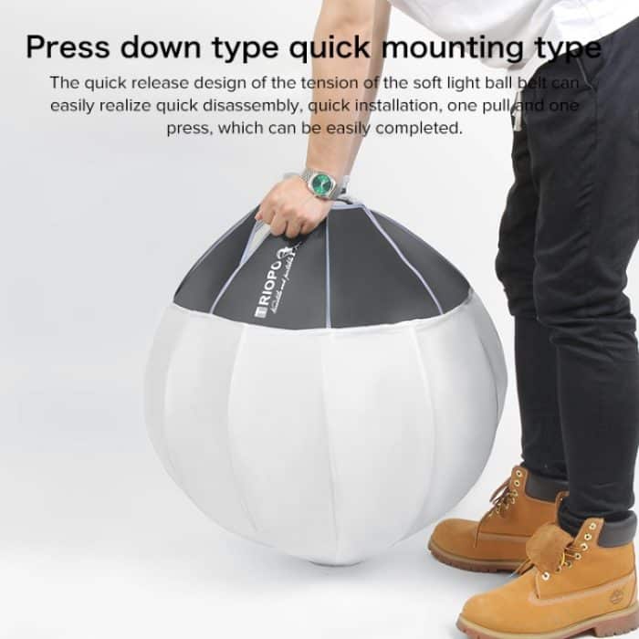 TRIOPO KQ65 65cm Faltbare Laterne Softbox SpeedLite Flash Light Faltbarer Diffusor – Bild 3