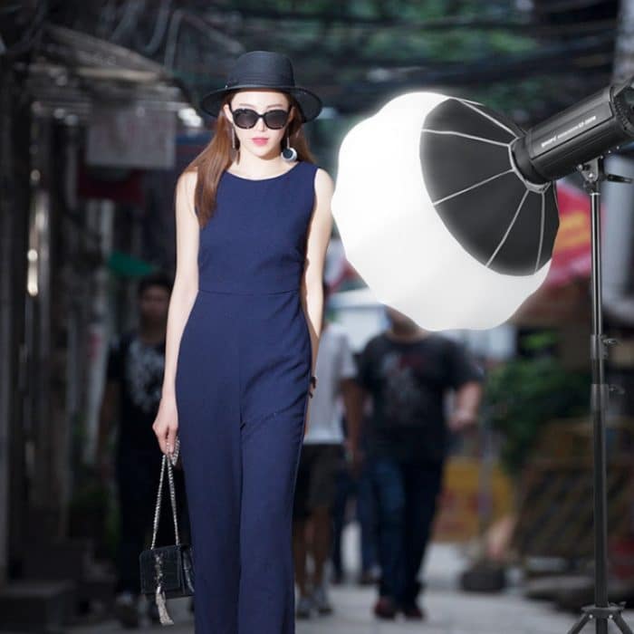 TRIOPO KQ65 65cm Faltbare Laterne Softbox SpeedLite Flash Light Faltbarer Diffusor – Bild 9