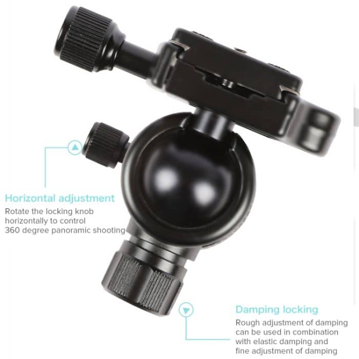TRIOPO 652 Horizontalarm-Stativhalterung Schnellverschluss-Mittelsäulenauslegerhalterung mit Stativkugelkopf – Bild 9