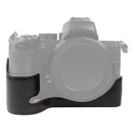 1/4-Zoll-Gewinde PU-Leder-Kamera-Halbgehäusebasis für Nikon Z50, For Nikon Z50