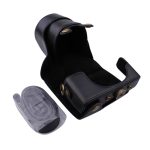 Ganzkörperkamera-PU-Ledertasche mit Riemen für Canon EOS M200 (15–55 mm Objektiv) – Bild 5