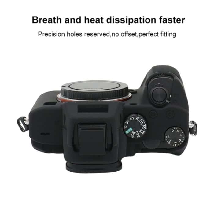Für Sony A7III / A7S3 / A7RIII / A7SIII Weiche Silikon-Schutzhülle, For Sony A7 III / ILCE-7M3 / A7R III – Bild 5