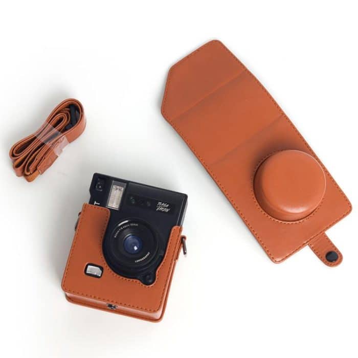 Vintage PU Leder Kameratasche Tasche für LOMO Automat Instax Kamera – Bild 4