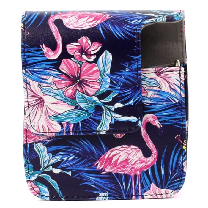 Flamingo Pattern PU Lederschutz Kameratasche für FUJIFILM Instax Mini90 Kamera – Bild 3