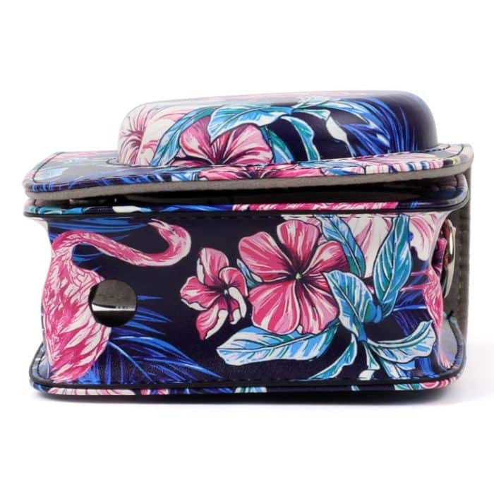 Flamingo Pattern PU Lederschutz Kameratasche für FUJIFILM Instax Mini90 Kamera – Bild 6