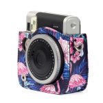 Flamingo Pattern PU Lederschutz Kameratasche für FUJIFILM Instax Mini90 Kamera – Bild 9