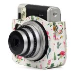 Flamingo Cactus Pattern PU Lederschutz Kameratasche für FUJIFILM Instax Mini90 Kamera – Bild 9
