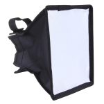 Tragbare Blitzbox-Softbox ohne Blitzlichthalter, Größe: 15 x 17 cm (Schwarz + Weiß) – Bild 2