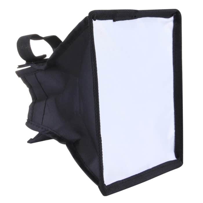 Tragbare Blitzbox-Softbox ohne Blitzlichthalter, Größe: 15 x 17 cm (Schwarz + Weiß) – Bild 2