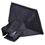 Tragbare Blitzbox-Softbox ohne Blitzlichthalter, Größe: 15 x 17 cm (Schwarz + Weiß) – Bild 3