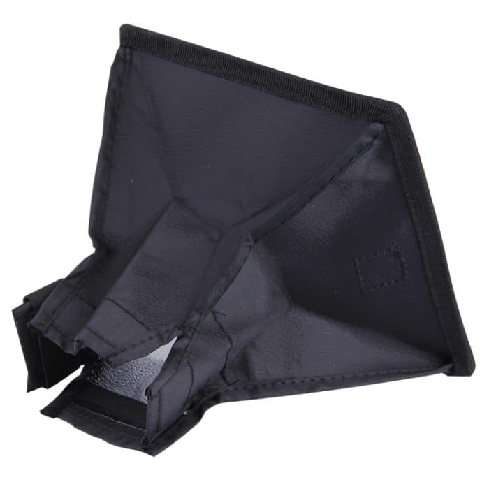 Tragbare Blitzbox-Softbox ohne Blitzlichthalter, Größe: 15 x 17 cm (Schwarz + Weiß) – Bild 3
