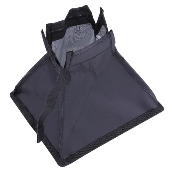 Tragbare Blitzbox-Softbox ohne Blitzlichthalter, Größe: 15 x 17 cm (Schwarz + Weiß) – Bild 4