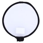 30 cm Universal Round Style Flash Folding Softbox ohne Blitzlichthalter (Schwarz + Weiß) – Bild 2