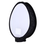 30 cm Universal Round Style Flash Folding Softbox ohne Blitzlichthalter (Schwarz + Weiß) – Bild 3