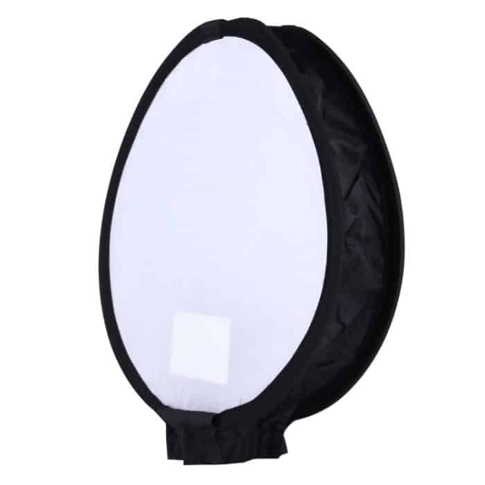 30 cm Universal Round Style Flash Folding Softbox ohne Blitzlichthalter (Schwarz + Weiß) – Bild 3