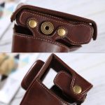 Ganzkörperkamera-PU-Ledertasche mit Trageriemen für Olympus EPL7 / EPL8, For Olympus EPL8 – Bild 7