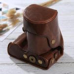 Ganzkörper-Kameratasche aus PU-Leder mit Trageriemen für Samsung NX300, For NX300(White), For Samsung NX300 – Bild 5