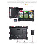 FEELWORLD PS101 Dreifach-10,1-Zoll-Monitor mit vertikalem Display, tragbare Schutzhülle mit hoher Helligkeit von 1000 Nit – Bild 14