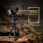 TRIOPO T226 Verstellbares tragbares Stativ aus Aluminiumlegierung mit D-0-Kugelkopf für Spiegelreflexkamera – Bild 8