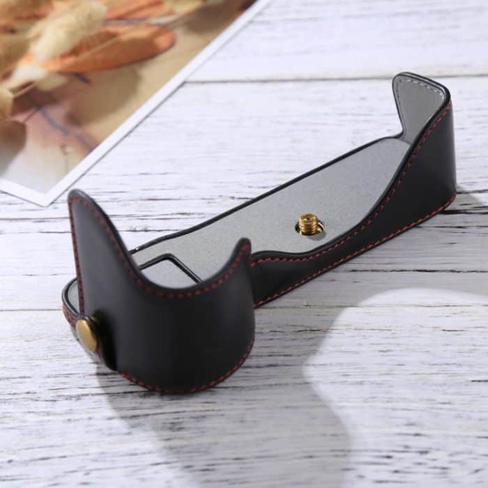 1/4 Zoll Gewinde PU-Leder Kamera Halbgehäuse Basis für Sony A7S2 / A7R2 / A7K2 / A7 II – Bild 3