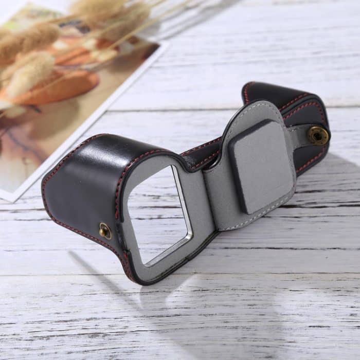 1/4 Zoll Gewinde PU-Leder Kamera Halbgehäuse Basis für Sony A7S2 / A7R2 / A7K2 / A7 II – Bild 5