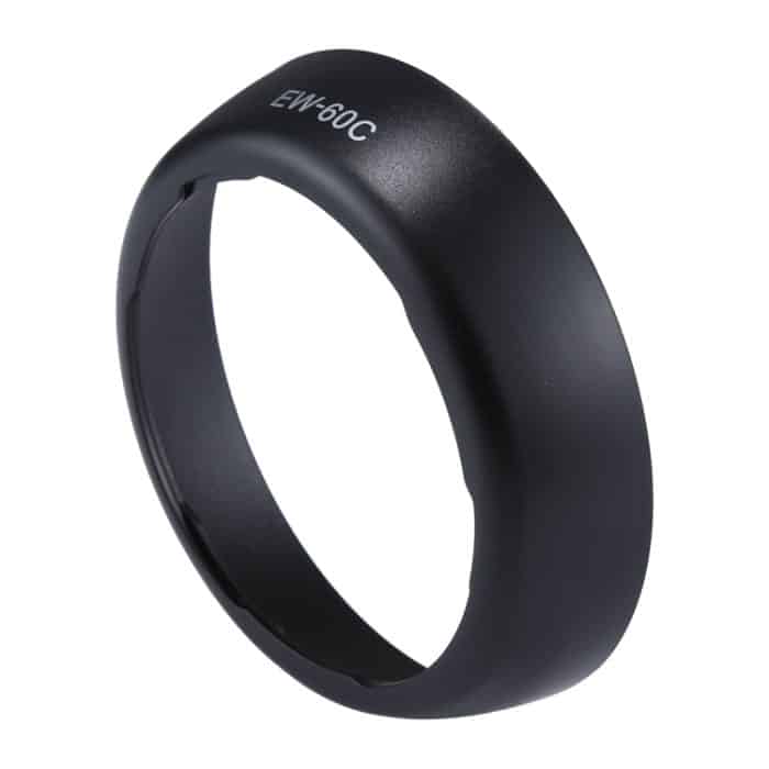 DCA7542.jpg EW-60C Gegenlichtblende für Canon EF 28-90 mm 1: 4-5,6 III, EF-S 18-55 mm 1: 3,5-5,6 / IS / II USM / IS II, EF 28-80 mm 1: 3,5-5,6 IV USM Linse – Bild 1