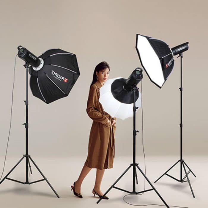 TRIOPO EX-150W Studio Flash Integriertes Ableitungswärmesystem mit EX-150III LED-Einzellampe – Bild 11