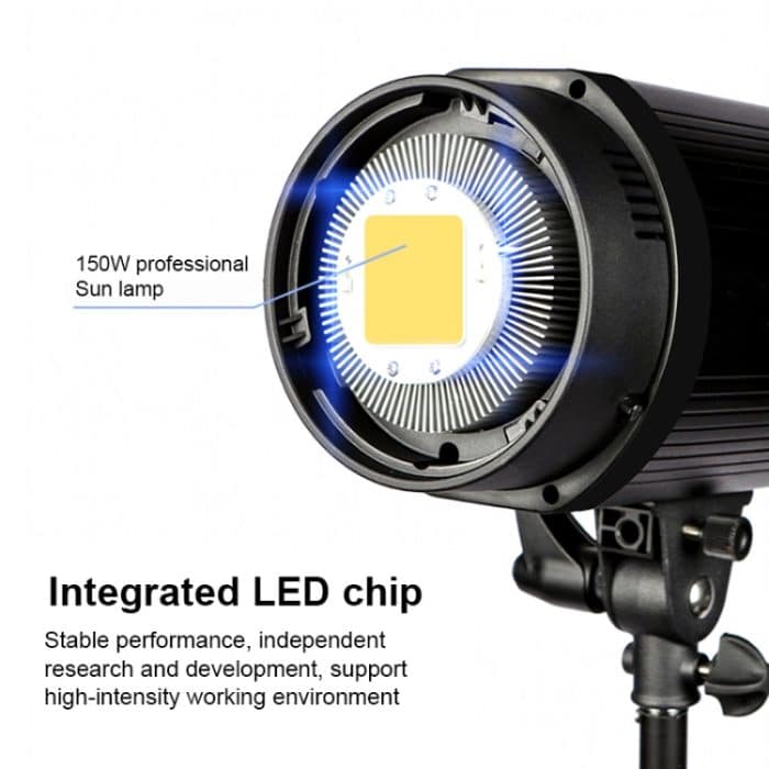 TRIOPO EX-150W Studio Flash Integriertes Ableitungswärmesystem mit EX-150III LED-Einzellampe – Bild 6