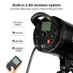 TRIOPO EX-150W Studio Flash Integriertes Ableitungswärmesystem mit EX-150III LED-Einzellampe – Bild 8