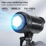 TRIOPO EX-60W Studio Flash Integriertes Ableitungswärmesystem mit EX-60III LED-Einzellampe – Bild 7