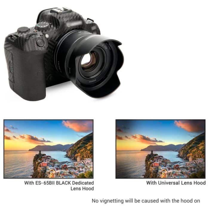 ES-65BII Gegenlichtblende für Canon RF 50mm F1.8 STM Objektiv – Bild 7