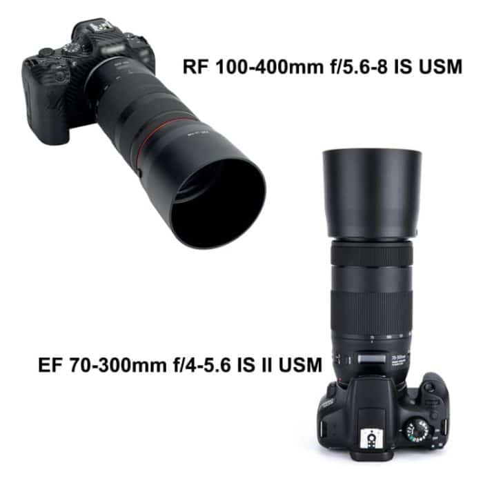ET-74B Gegenlichtblende für Canon EF 70-300mm F4-5.6 IS II USM Objektiv – Bild 5