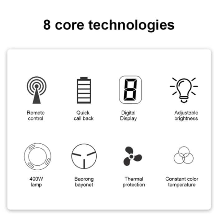 TRIOPO Oubao TTR300W Studio Flash mit E27 150W Glühbirne – Bild 4