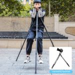 TRIOPO GS2808 Camcorder Fotografie Kein axialer Stativhalter aus Kohlefaser mit Kugelkopf, Belastung: 15 kg – Bild 12