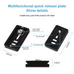 TRIOPO GS2808 Camcorder Fotografie Kein axialer Stativhalter aus Kohlefaser mit Kugelkopf, Belastung: 15 kg – Bild 4