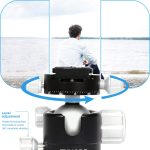 TRIOPO GS2808 Camcorder Fotografie Kein axialer Stativhalter aus Kohlefaser mit Kugelkopf, Belastung: 15 kg – Bild 10