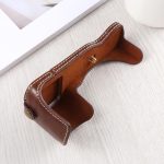 1/4 Zoll Gewinde PU-Leder-Kamera-Halbgehäusebasis für Sony A6400 / ILCE-A6400, For Sony A6400 – Bild 5