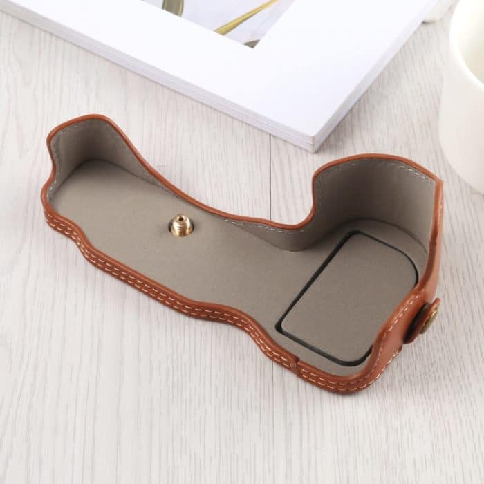 1/4-Zoll-Gewinde PU-Leder-Kamera-Halbgehäusebasis für Nikon Z6 / Z7, For Nikon Z6 – Bild 3