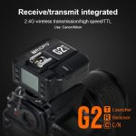Blitzauslöser, TRIOPO G2 Wireless Flash Trigger 2.4G Empfangen / Senden von TTL-Hochgeschwindigkeitsauslösern für Canon-Kameras – Bild 8
