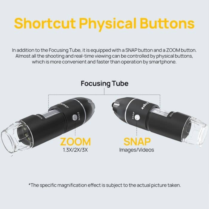 Ulefone uSmart C01 Kabelgebundenes Digitalmikroskop für Ulefone Armor 18 Series / 9 / 9E & Power Armor 16 Series / 13 / Armor Pad, uSmart C01 – Bild 9