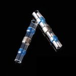 100 Stück AWG16-14 1,5–2,5 mm Dichtungs-Wärmeschrumpf-Stoßdrahtverbinder, blaue Anschlüsse, Löthülse, 1.5-2.5mm Blue – Bild 2