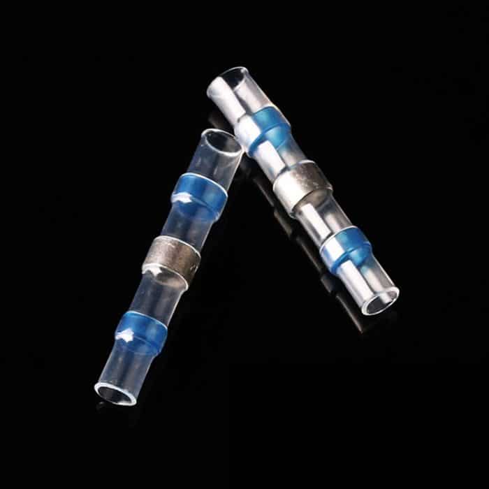 100 Stück AWG16-14 1,5–2,5 mm Dichtungs-Wärmeschrumpf-Stoßdrahtverbinder, blaue Anschlüsse, Löthülse, 1.5-2.5mm Blue – Bild 2