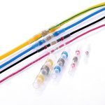 100 Stück AWG16-14 1,5–2,5 mm Dichtungs-Wärmeschrumpf-Stoßdrahtverbinder, blaue Anschlüsse, Löthülse, 1.5-2.5mm Blue – Bild 5