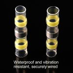 100 Stück AWG12–10 4–6 mm Dichtung, Wärmeschrumpf-Stoßdrahtverbinder, gelbe Anschlüsse, Löthülse, 4-6mm Yellow – Bild 3