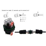 XY-16 IP68 Wasserdichter 3-poliger gerader Kabelstecker – Bild 4